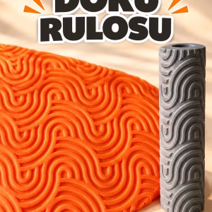 Gökkuşağı Kemerleri Seramik Hamur Doku Rulosu