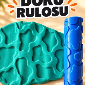 İnek Deseni Seramik Hamur Doku Rulosu